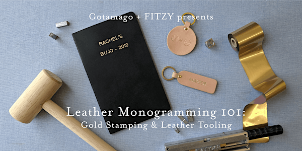 Leather Monogramming 101: Gold Stamping & Leather Tooling