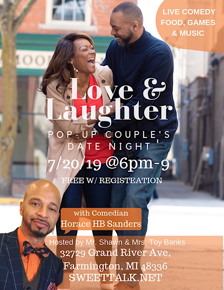 
		LOVE & LAUGHTER POP-UP DATE NIGHT for COUPLES image

