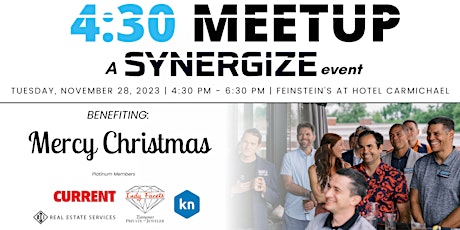 Synergize 4:30 Meetup | November 2023 | Mercy Christmas primary image