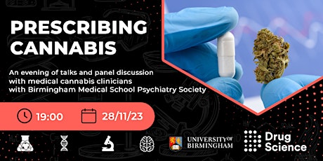 Prescribing Cannabis - with Birmingham Medical School Psychiatry Society primary image
