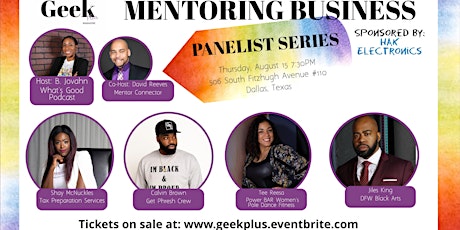 Mentoring Business Panelist Series primary image