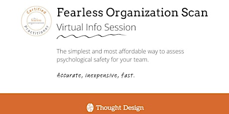 FREE Info Session - Fearless Organization Scan primary image