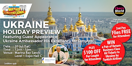 Ukraine Holiday Preview Featuring Guest Appearance: Ukraine Ambassador His Excellency Mr Dmytro Senik primary image