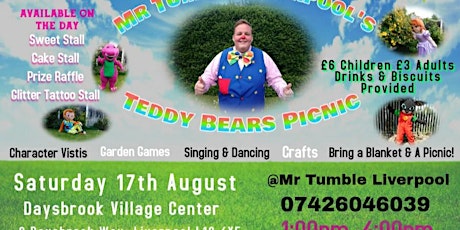 Mr Tumble Liverpool's Teddy Bear's Picnic Daysbroo primary image