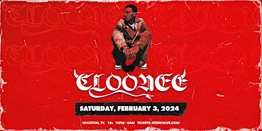 CLOONEE - Stereo Live Houston primary image