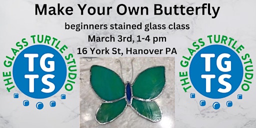 Make Your Own Butterfly Beginner Stained Glass Class primary image
