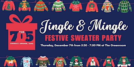 Imagem principal do evento Jingle & Mingle: The705 Festive Sweater Party