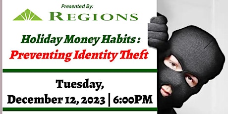 Primaire afbeelding van Holiday Money Habits: Preventing Identity Theft (Virtual)