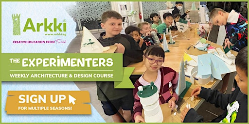 Imagem principal de (Sign up for Seasons) Arkki Weekly Architecture & Design for 9-12 years old