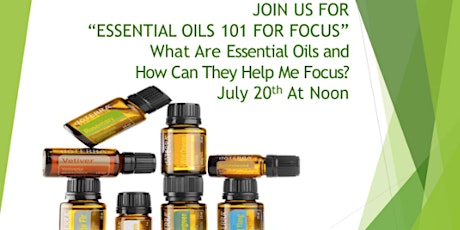 Back to Focus with Essential Oils primary image