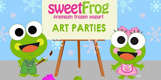 February's Finger-Paint Party at sweetFrog Salisbury primary image