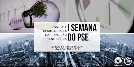 Imagem principal do evento I Semana do PSE: Desafios e oportunidades na transição energética