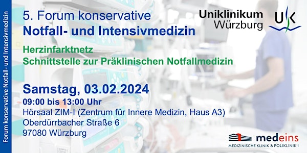 5. Forum konservative Notfall- und Intensivmedizin