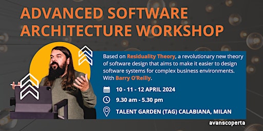 Image principale de Advanced Software Architecture Workshop - April 2024