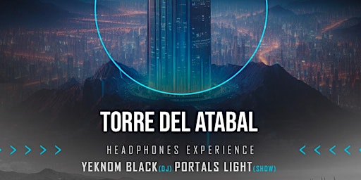 Torre del Atabal Headphones Experience, picnic, music, light show at sunset primary image