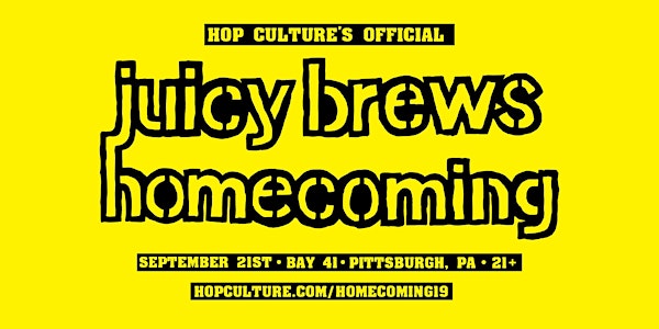 Hop Culture Presents: Juicy Brews Homecoming Craft Beer Festival