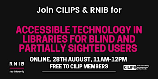 Imagem principal de Accessible Technology in Libraries for Blind & Partially Sighted Users