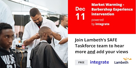 Image principale de Market Warming Event -  Barbershop Experience Intervention