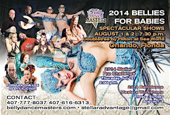 Bellydance Masters Presents 2014 Bellies for Babies - Two Unique Shows!!! primary image