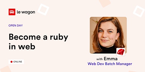 Online Event: Become a ruby in web primary image
