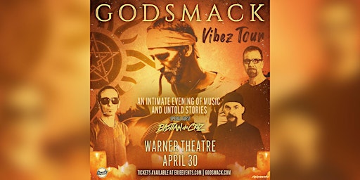 Imagem principal do evento VIBEZ TOUR – AN INTIMATE EVENING WITH GODSMACK