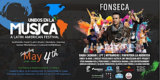 Imagem principal do evento Unidos en la Musica: A Latin American Festival 2024