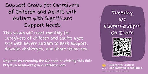 Imagen principal de Autism High Needs Caregiver Support Group