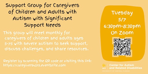 Hauptbild für Autism High Needs Caregiver Support Group