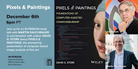 Book Talk: Pixels & Paintings by David G. Stork primary image