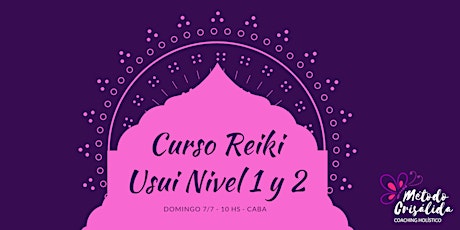 Imagen principal de Curso Reiki Usuí Nivel 1 y 2