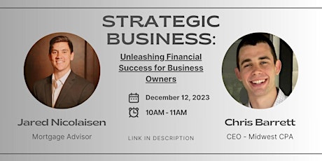 Strategic Business: Unleashing Financial Success for Business Owners primary image