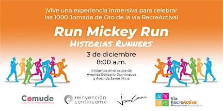 Run Mickey Run - 1000 Jornadas de Oro de la Vía RecreActiva de Guadalajara primary image