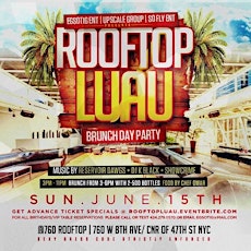ROOFTOP LUAU Brunch Day Party primary image