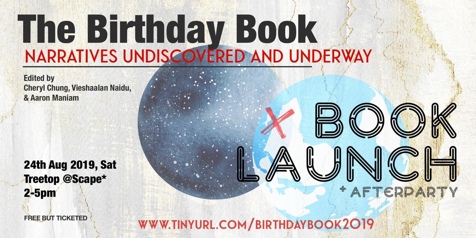 The Birthday Book 2019: Book Launch + Afterparty