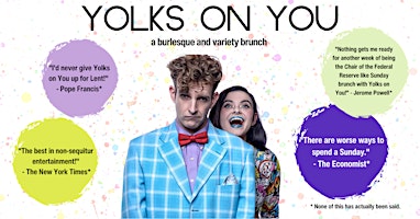 Primaire afbeelding van Yolks on You! A Burlesque and Variety Brunch (Sept. 29)