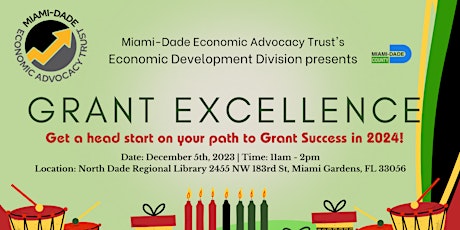 Imagem principal do evento MDEAT Presents Grant Excellence Workshop