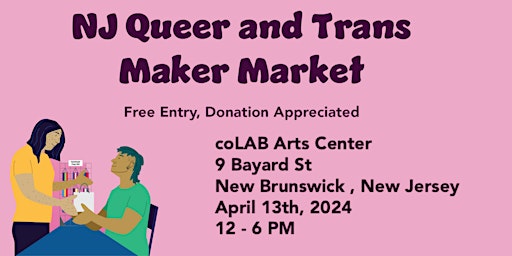 Imagem principal do evento NJ Queer and Trans Makers Market