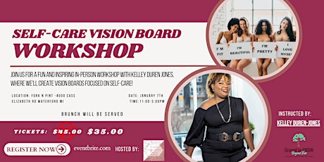 Self-Care Vision Board Workshop with Kelley Duren Jones primary image