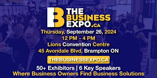 The Business Expo - Brampton primary image