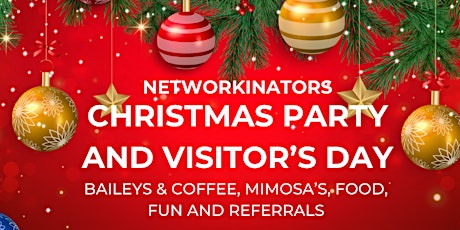 NETWORKINATORS  CHRISTMAS PARTY AND VISITOR'S DAY primary image
