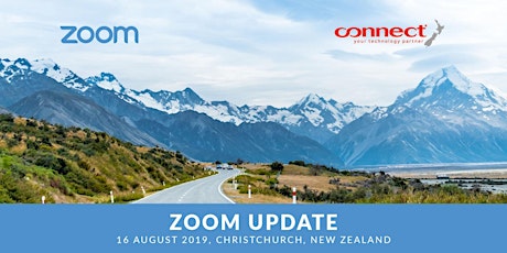 Zoom Update - Christchurch, 16 August 2019 primary image