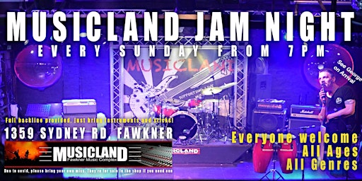 Imagem principal do evento Musicland Weekly Jam Night