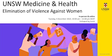 Immagine principale di UNSW Medicine & Health Elimination of Violence Against Women 