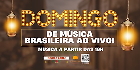 Domingo de música Brasileira ao vivo primary image