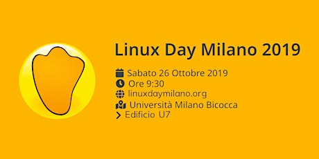 Immagine principale di Linux Day Milano 2019 