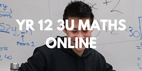 Imagen principal de HSC 3U Maths - Year 12 Kickstarter [ONLINE]