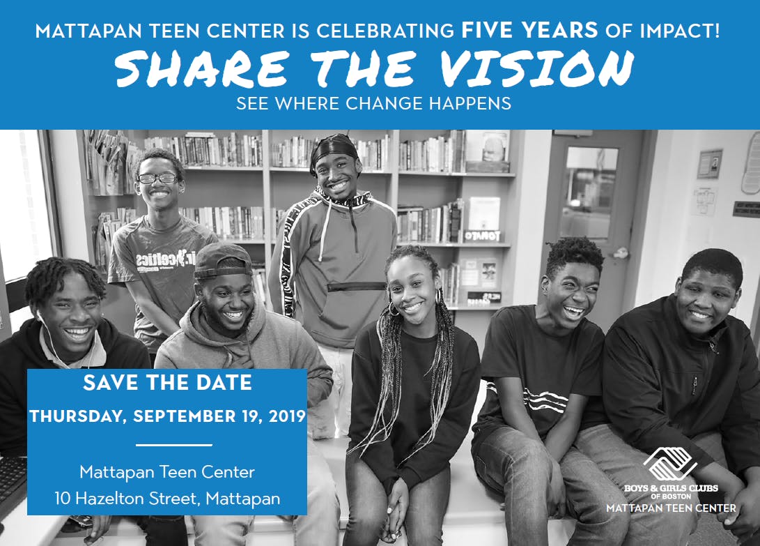 Share the Vision with Mattapan Teen Center