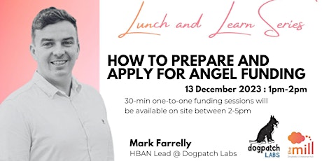Imagem principal do evento HOW TO PREPARE AND APPLY FOR ANGEL FUNDING