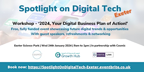 Primaire afbeelding van Spotlight on Digital Tech - Exeter