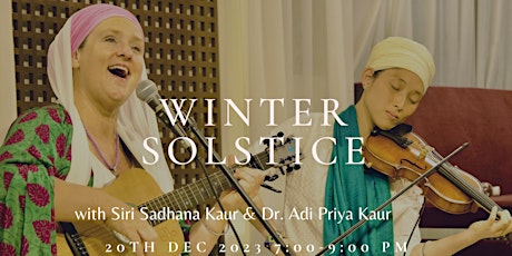 Winter Solstice Mantra Dance, Gong bath and Live Music primary image
